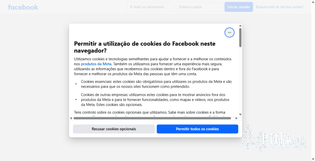 Facebook POTA Portugal